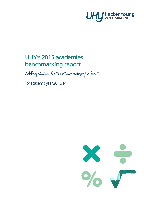 UHY’s 2015 academies benchmarking report