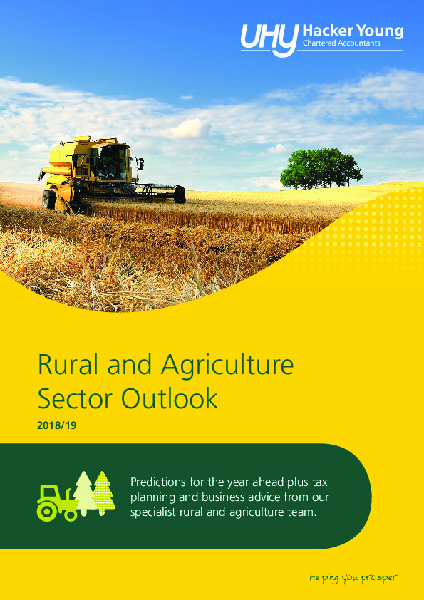 Rural and Agriculture Sector Outlook 2018/19