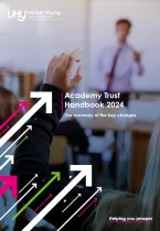 Front cover of the 2024 Academy Trust Handbook