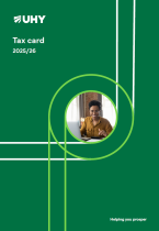 UHY Hacker Young tax card 2025/26