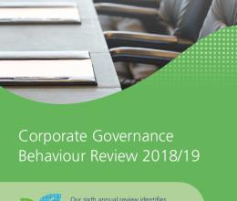 Corporate Governance Behaviour Review 2018/19
