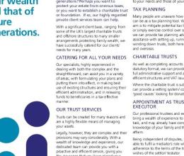 Services for trustees and executors